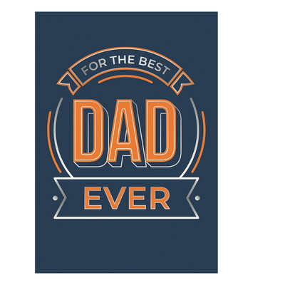 For the Best Dad Ever Hardback  mulveys.ie nationwide shipping