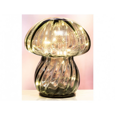 THE GRANGE COLLECTION LED MUSHROOM LAMP IN GREEN mulveys.ie nationwide shipping