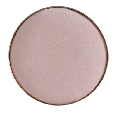 Mathlide Pink round tray with gold rim for plaster: Mathilde M.