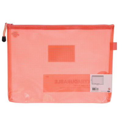 PREMTO A4+ EX DURABLE MESH WALLET PINK SHERBET