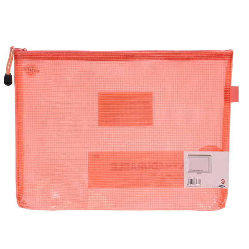PREMTO A4+ EX DURABLE MESH WALLET PINK SHERBET