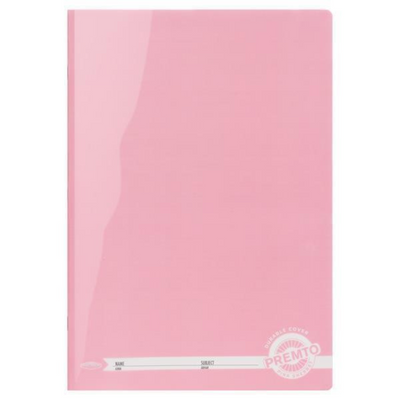 Premto Pastel A4 120pg Durable Cover Manuscript Book - Pink Sherbet mulveys.ie nationwide shipping