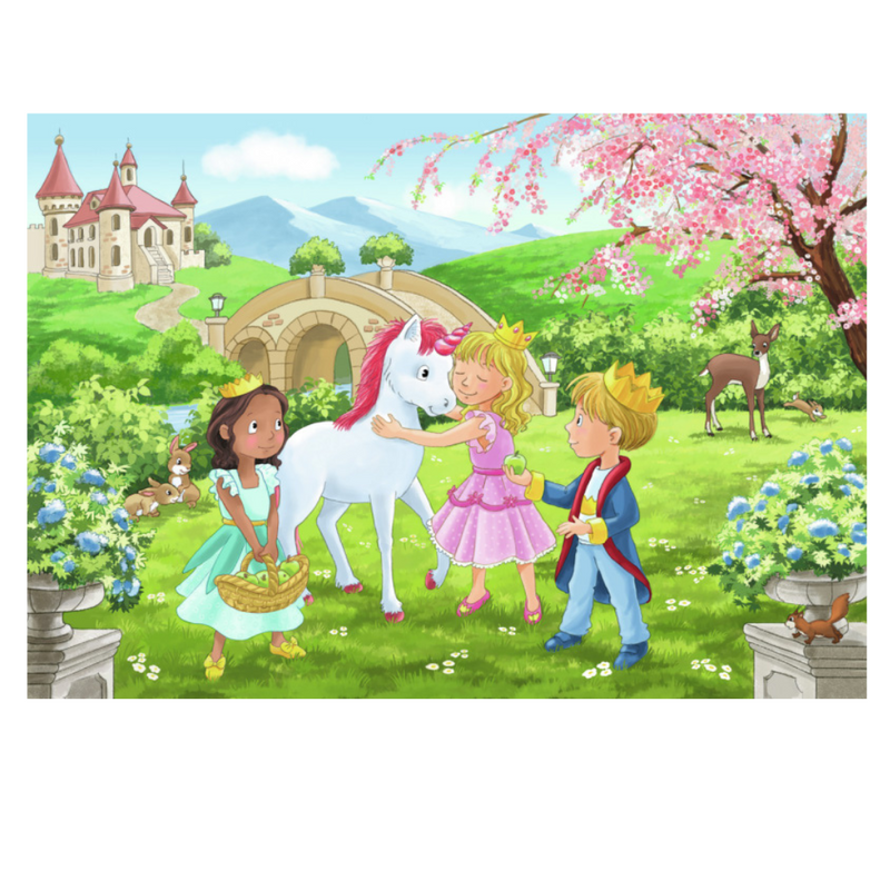 Princess & Knights 2 x 12 piece puzzles