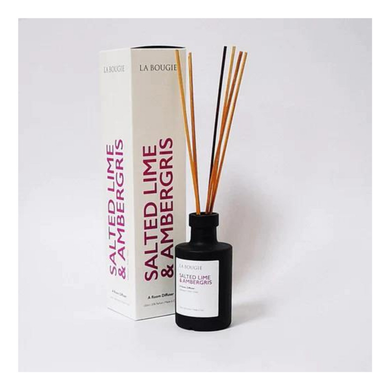 La Bougie Salted Lime & Ambergris Room Diffuser mulveys.ie nationwide shipping