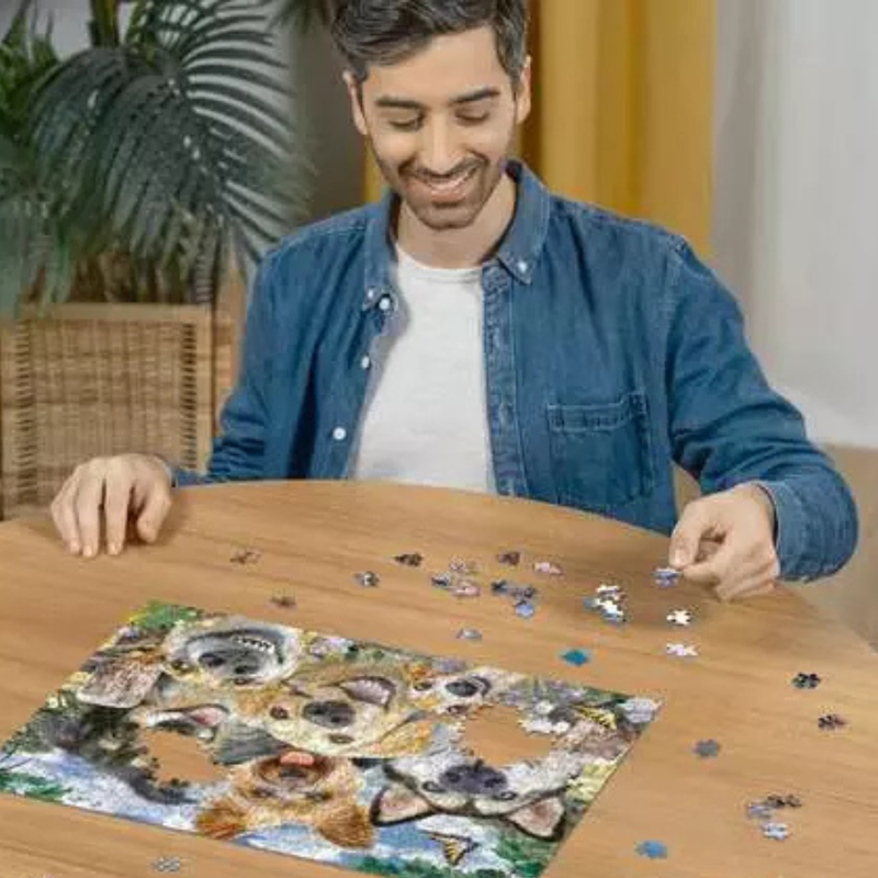 Ravensburger - Selfies Dogs Delight - 500 Pieces