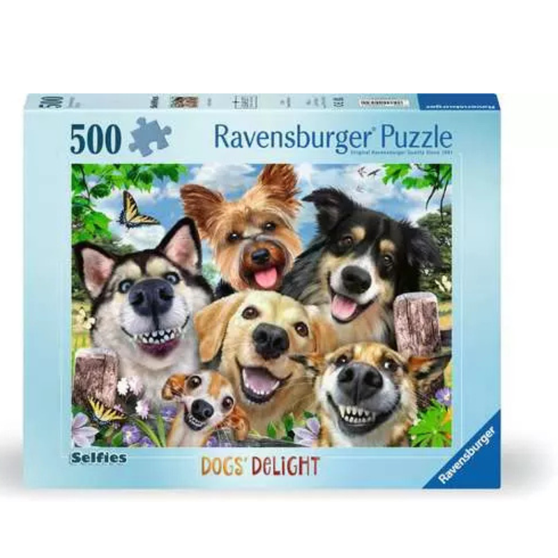 Ravensburger - Selfies Dogs Delight - 500 Pieces