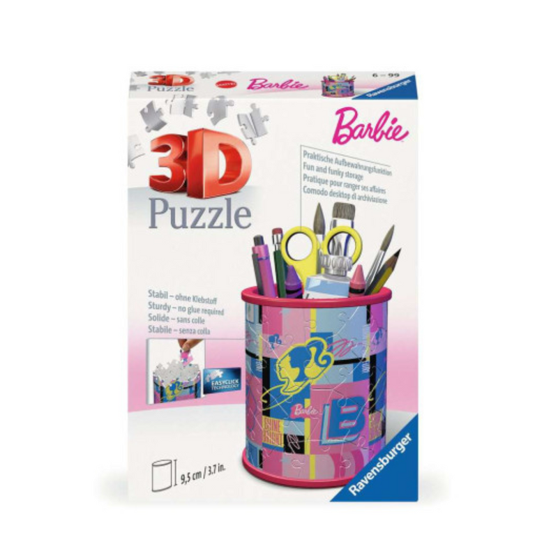 Ravensburger 3D Barbie Pencil Holder Jigsaw Puzzle