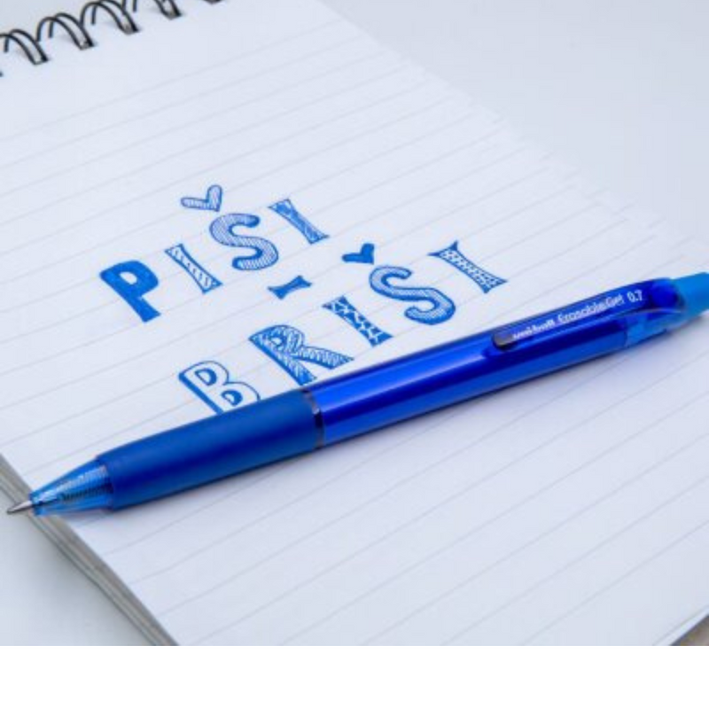 Uni-Ball - Retractable Erasable Gel Pen - Blue