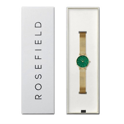 Rosefield Small Edit Emerald Mesh Women Watch