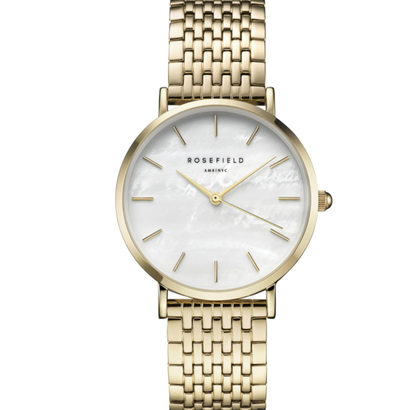 Rosefield The Upper East Side White Pearl Gold