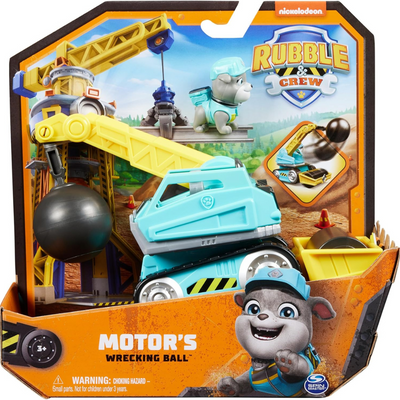  Rubble and Crew, Motor’s Wrecking Ball Toy Truck with Action Figure  mulveys.ie nationwide shipping