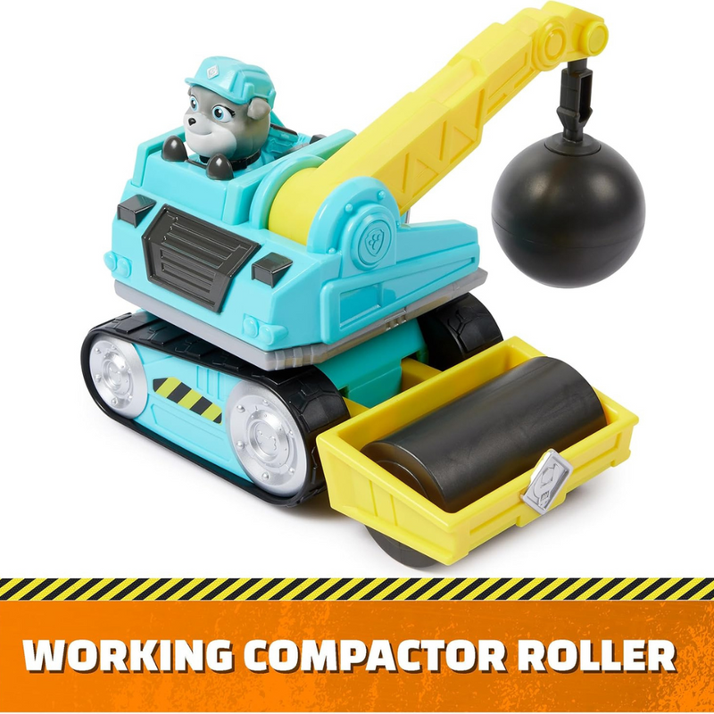 Rubble and Crew, Motor’s Wrecking Ball Toy Truck with Action Figure