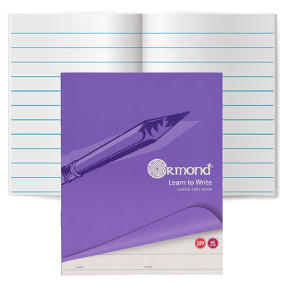 Ormond 40pg J09 Junior Copy Book Mulveys.ie