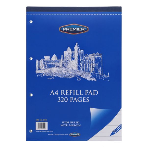 Premier A4 320pg Refill Pad