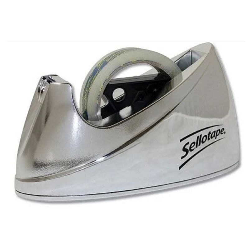 Sellotape Large Chrome Dispenser