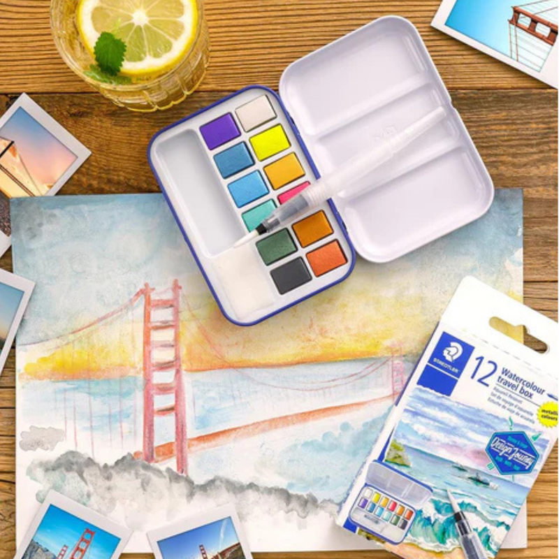 STAEDTLER Watercolor Paint Set - Travel Set