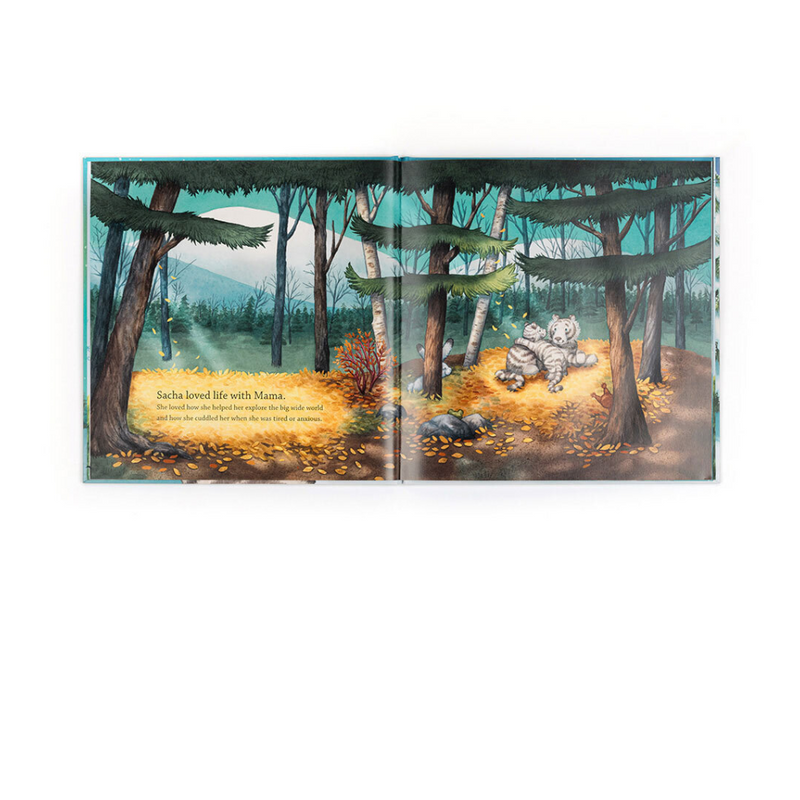 Jellycats Sacha and the Most Wonderful Thing Book