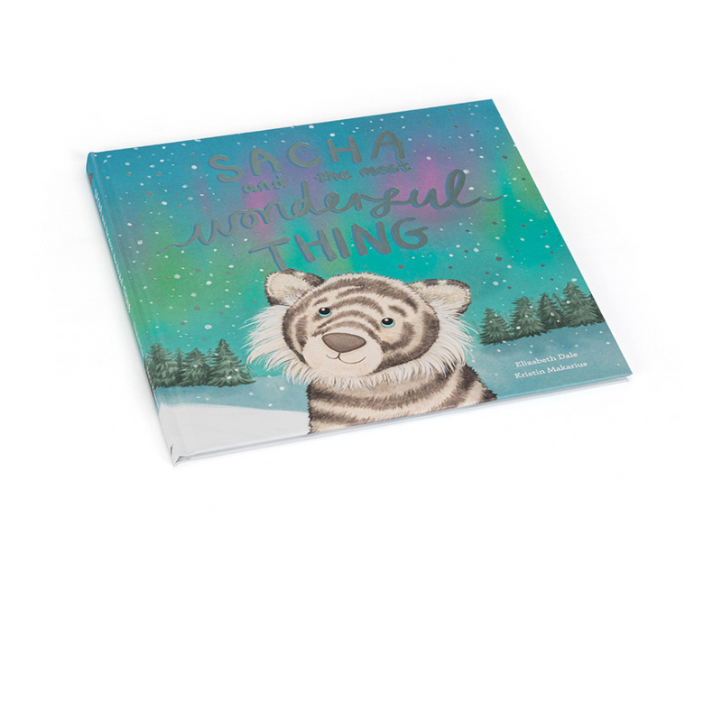 Jellycats Sacha and the Most Wonderful Thing Book