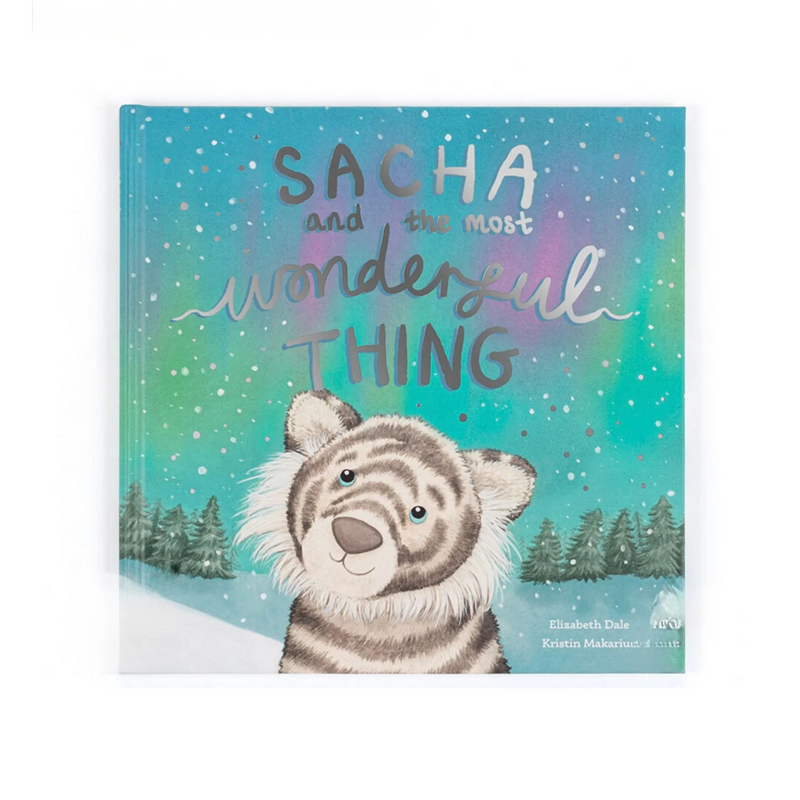Jellycats Sacha and the Most Wonderful Thing Book