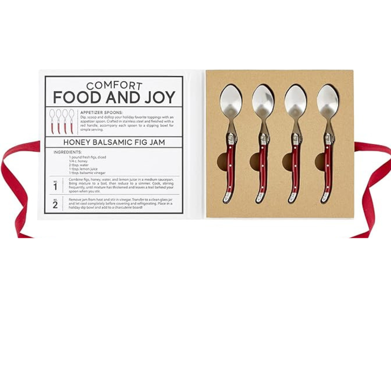 SantaBarbaraDesignHolidayStainlessSteel_ComfortandJoy-CharcuterieSpoon mulveys.ie nationwide shipping