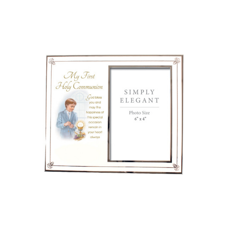 Communion Metal Photo Frame/Boy. Mulveys.ie