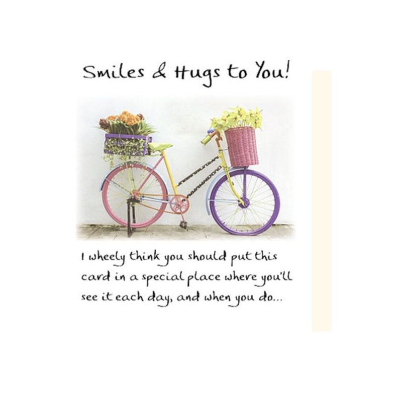 Smiles and Hugs to You Sentimental Verses Keepsake Greeting Card