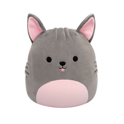 Squishmallows 12" Plush - Aphrodite the Grey Hairless Dog with Pink Belly mulveys.ie nationwide shipping
