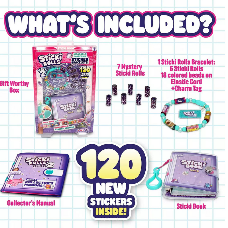 Sticki Rolls Sticki Book S2