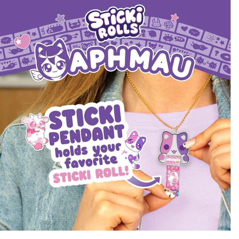 Sticki Rolls x Aphmau Pendant & Bracelet Set, Limited Edition