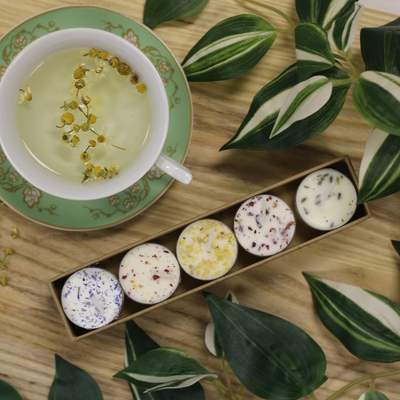 SCENTED TEA LIGHTS 5PK FLOWER CHILD. MULVEYS.IE