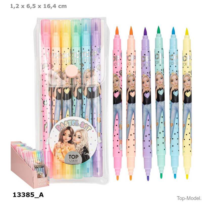TOP Model Double-ended Pastel Felt Pen Set mulveys.ie nationwide shipping