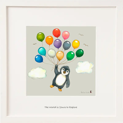 Belinda Northcote 'The World is Yours to Explore' Framed Print* mulveys.ie nationwide shipping
