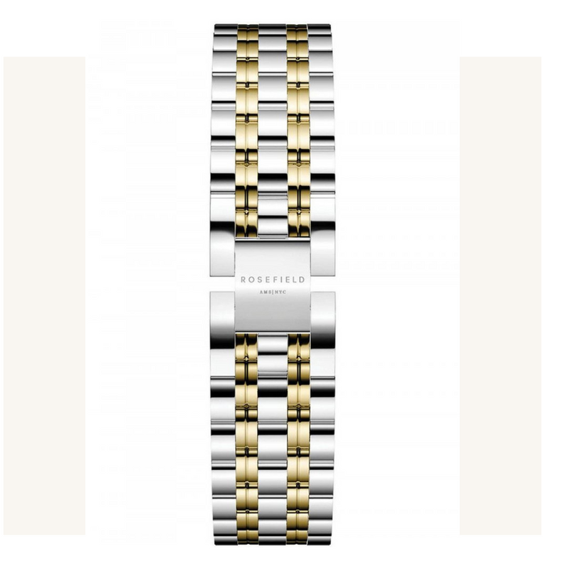 Rosefield The Elles White Sunray Steel Silver Gold Duotone