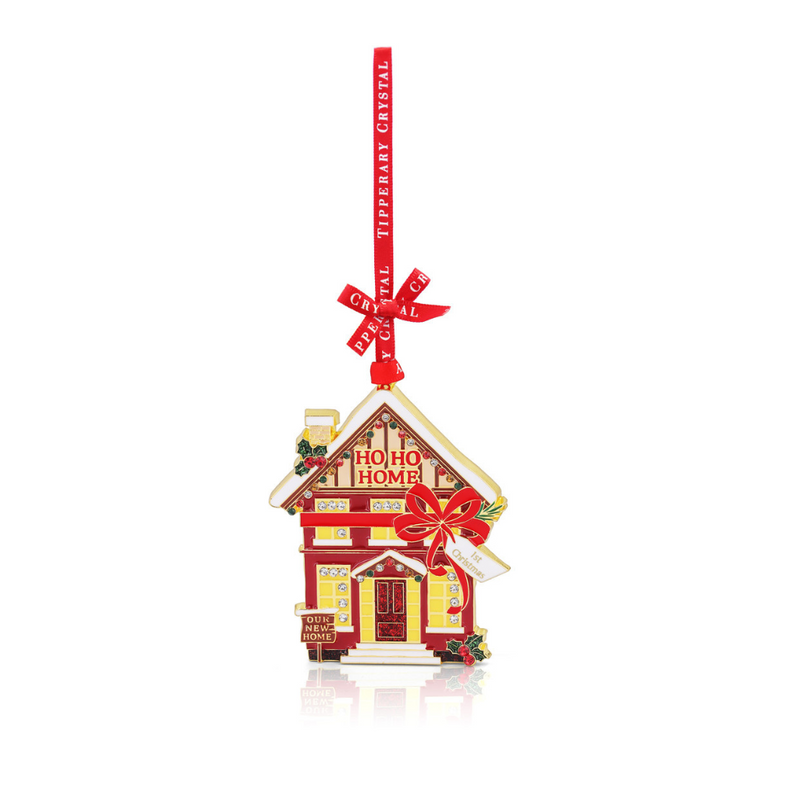 Tipperary Crystal Sparkle Christmas Decoration - New Home