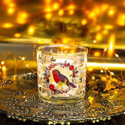 Tipperary Crystal Robin Led Candle mulveys.ie nationwide shipping