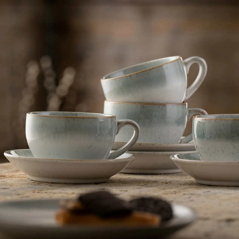 Belleek Living Tivoli Cup & Saucer Set of 4