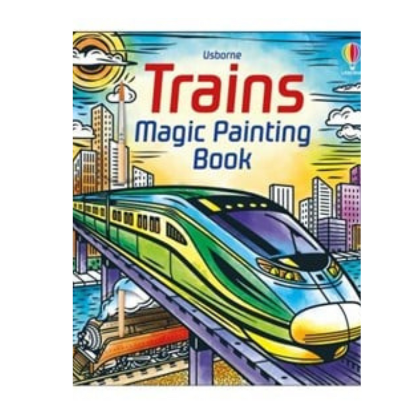 Trains Magic Painting Book