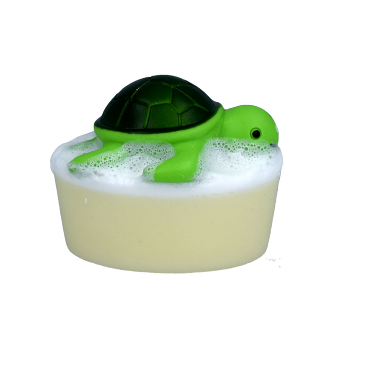 Turtley Clean Glycerin Soap with Toy Bomb Cosmetics