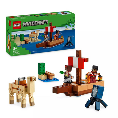 LEGO Minecraft The Pirate Ship Voyage Toy Set 21259 mulveys.ie  nationwide shipping