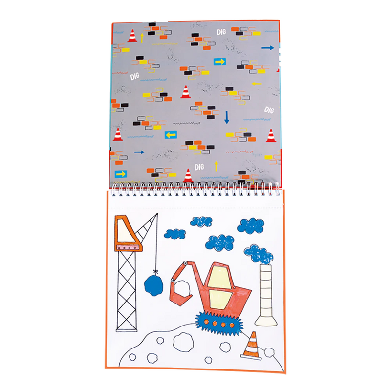 Floss & Rock Magic Colouring Fun – Construction
