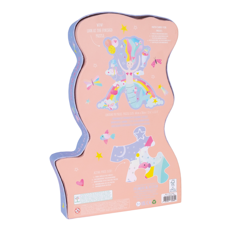 Floss & Rock 40 Pc Shaped Jigsaw Puzzle – Fantasy