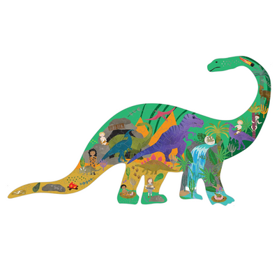 Floss & Rock Dino Shaped Puzzle – 80 Piece