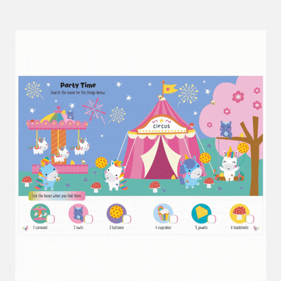 Glow in the Dark Unicorns Activity Book