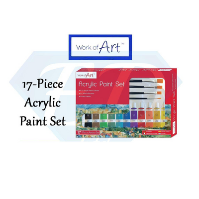 Work of Art Artist's Acrylic Paint Set mulveys.ie nationwide shipping
