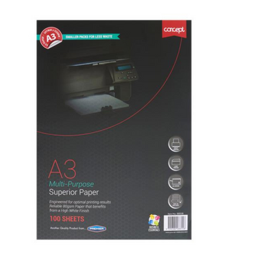 Concept A3 80 Gsm Copier Paper 100 Sheets mulveys.ie nationwide shipping