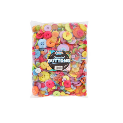 Crafty Bitz 500g Assorted Buttons mulveys.ie nationwide shipping