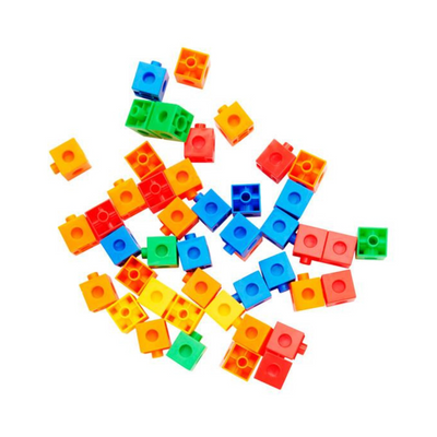 Clever Kidz Bag 100 Coloured Linking Cubes mulveys.ie nationwide shipping