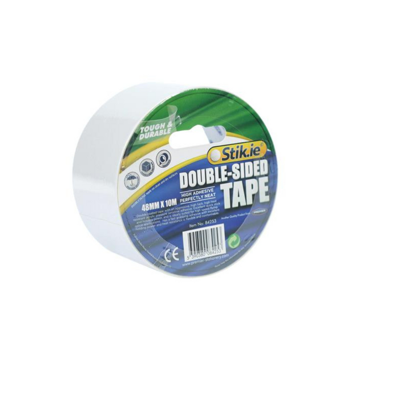 Stik-ie Double Sided Tape - 48mm X 10m mulveys.ie nationwide shipping