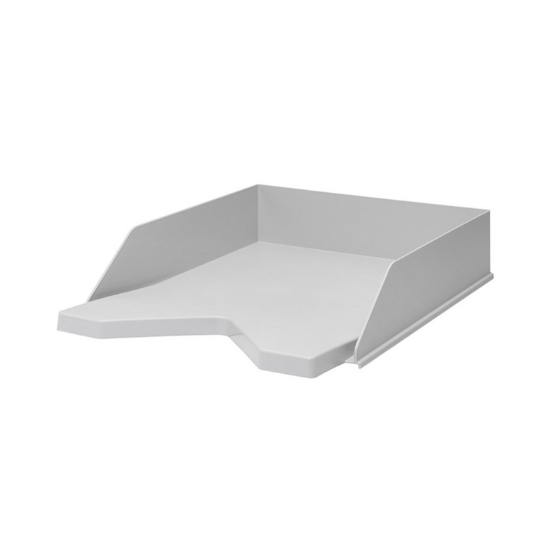 Letter Trays in solid colours grey