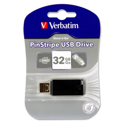 Verbatim Pinstripe Usb Drive - 32gb muvleys.ie nationwide shipping